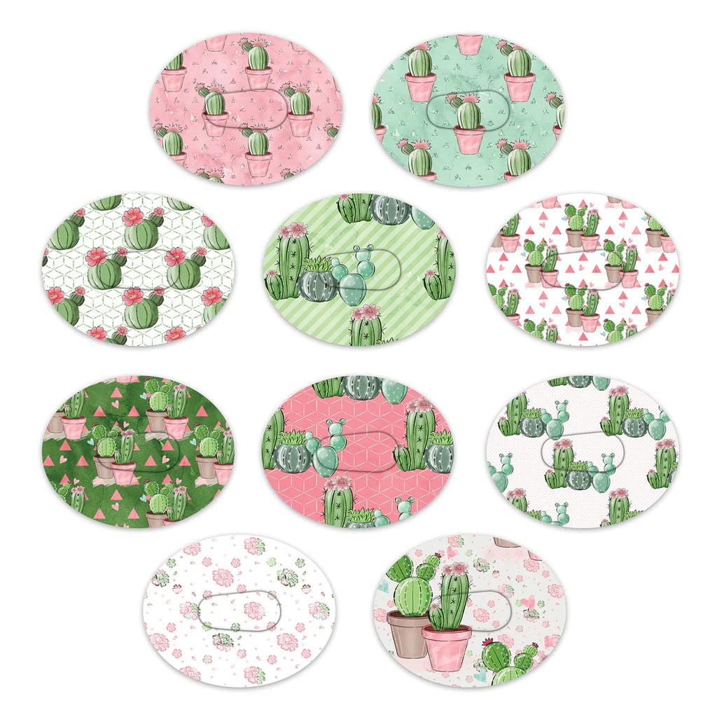 Dexcom Cacti Mix Design Patches - 10 Pack