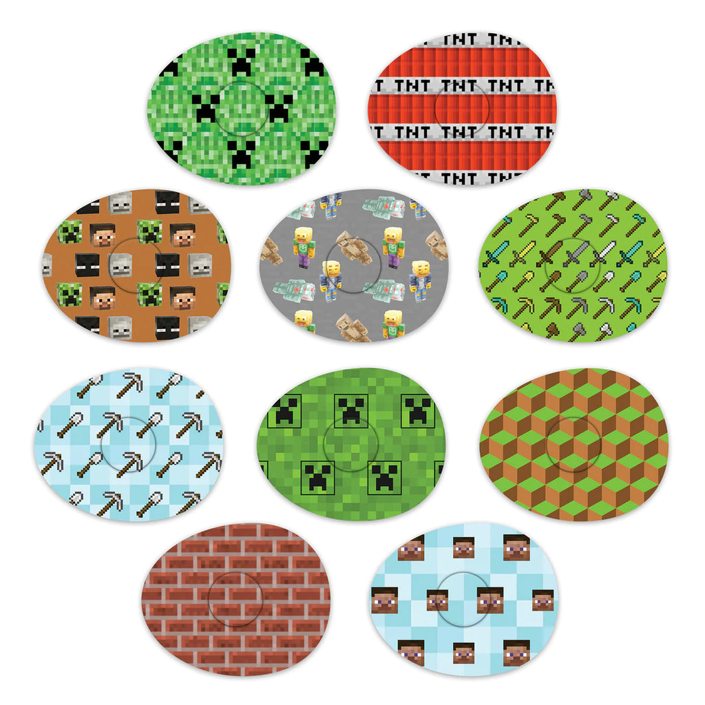 Libre Pixels Mix Design Patches - 10 Pack