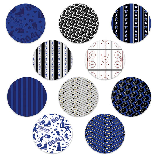 Libre Hockey Mix Design Patches - 10 Pack