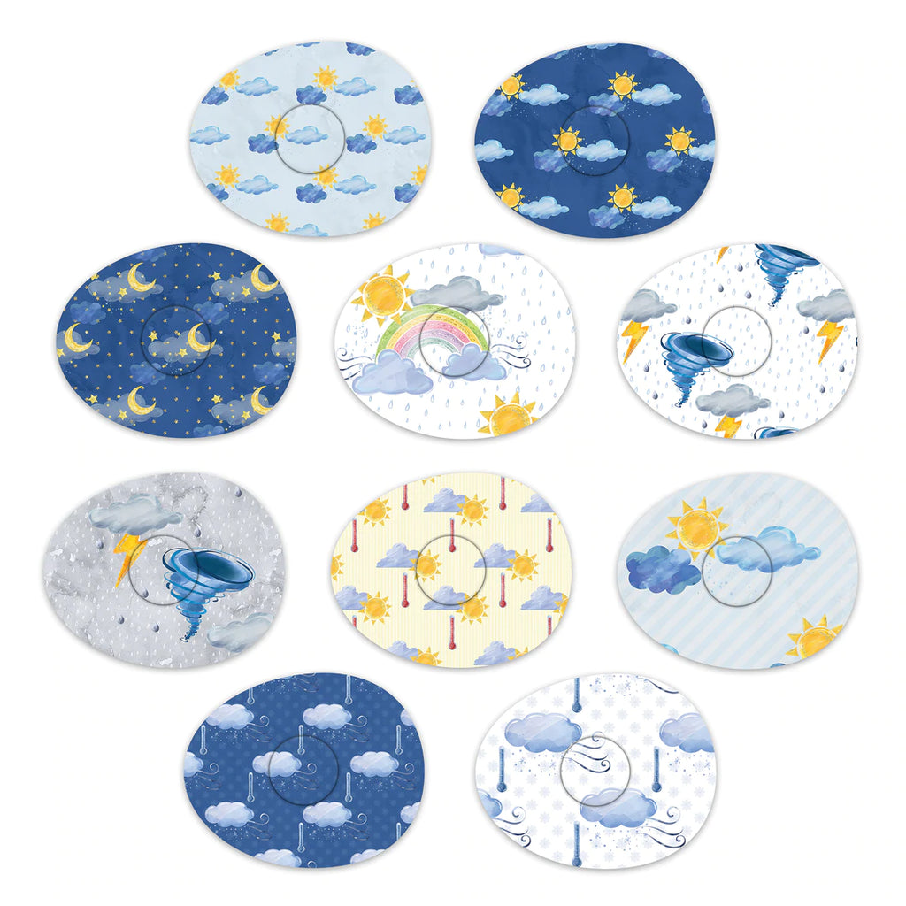 Libre Weather Mix Design Patches - 10 Pack