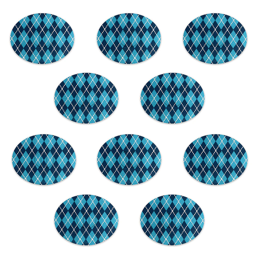 10 Pack Dexcom G7 Oval with Overtape Patches