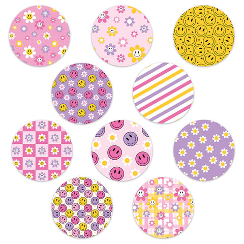 Omnipod Smiley Mix Design Patches - 10 Pack