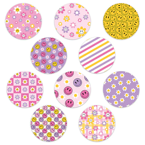 Libre Smiley Mix Design Patches - 10 Pack